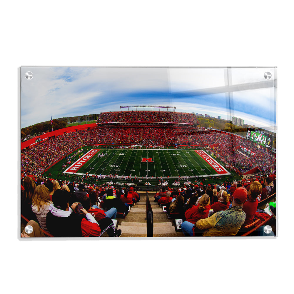 Rutgers Scarlet Knights - Bird's Eye View of SHI Stadium