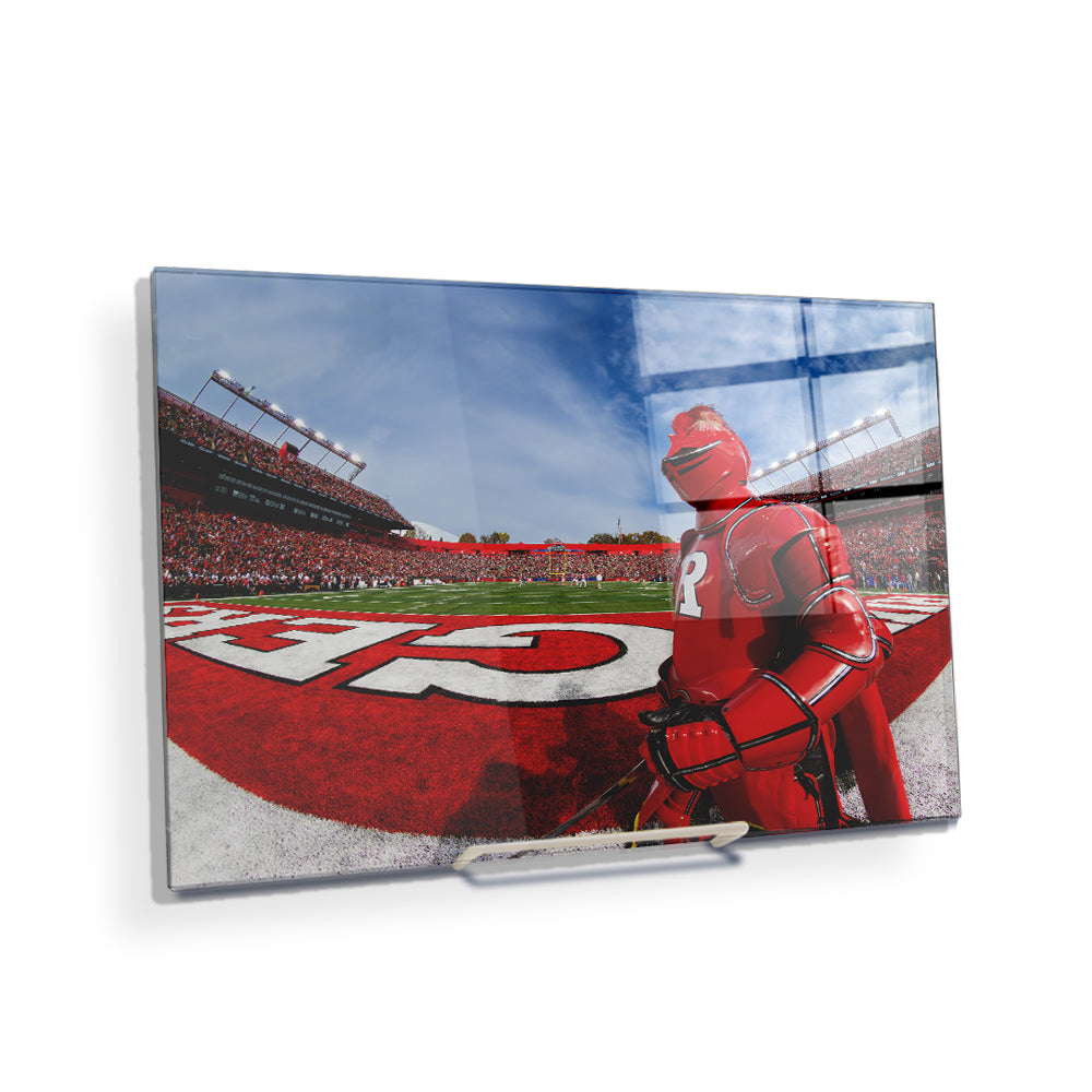 Rutgers Scarlet Knights - Scarlet Knight End Zone - College Wall Art #Canvas