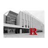 Rutgers Scarlet Knights - Athletic Performance Center B&W with Scarlet R - College Wall Art #Decal