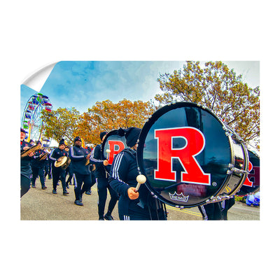Rutgers Scarlet Knights - Marching Scarlet Knights Boardwalk HDR - College Wall Art #Decal