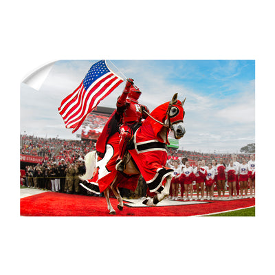 Rutgers Scarlet Knights - The Scarlet Knight - College Wall Art #Decal