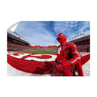 Rutgers Scarlet Knights - Scarlet Knight End Zone - College Wall Art #Decal