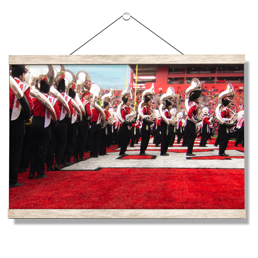 Rutgers Scarlet Knights - Rutgers Marching Band - College Wall Art #Canvas