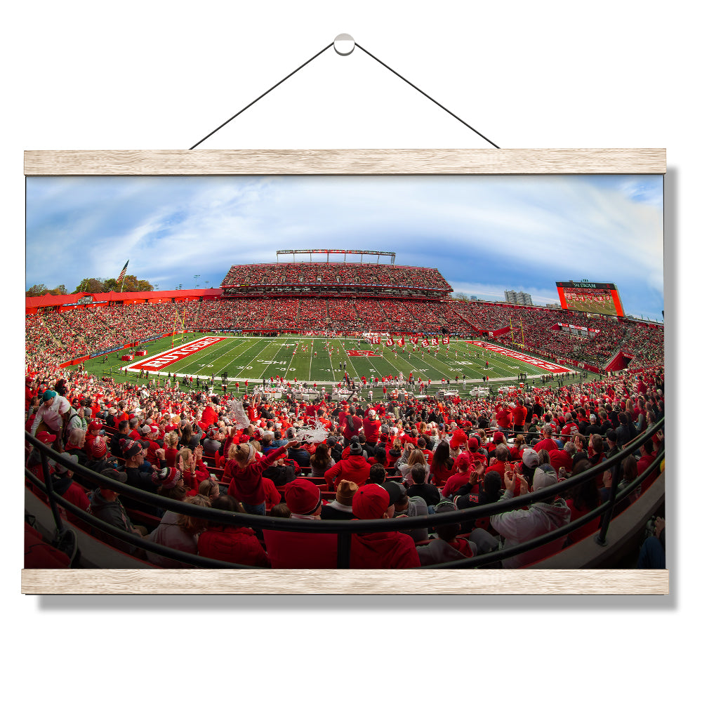 Rutgers Scarlet Knights - Fisheye SHI - College Wall Art #Canvas