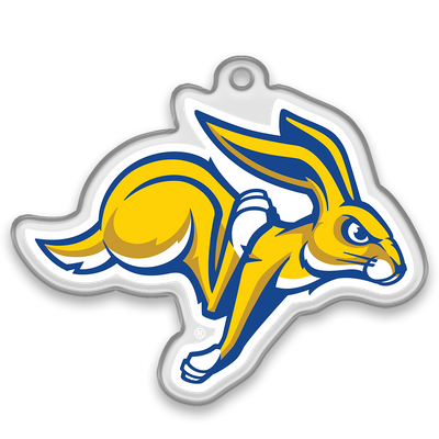 South Dakota State Jackrabbits -  Running Jackrabbit Ornament & Bag Tag