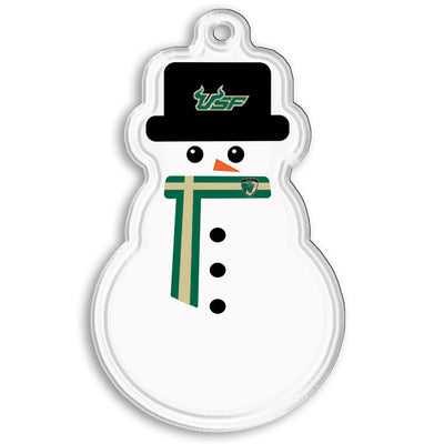 USF Bulls - USF Snowman Ornament