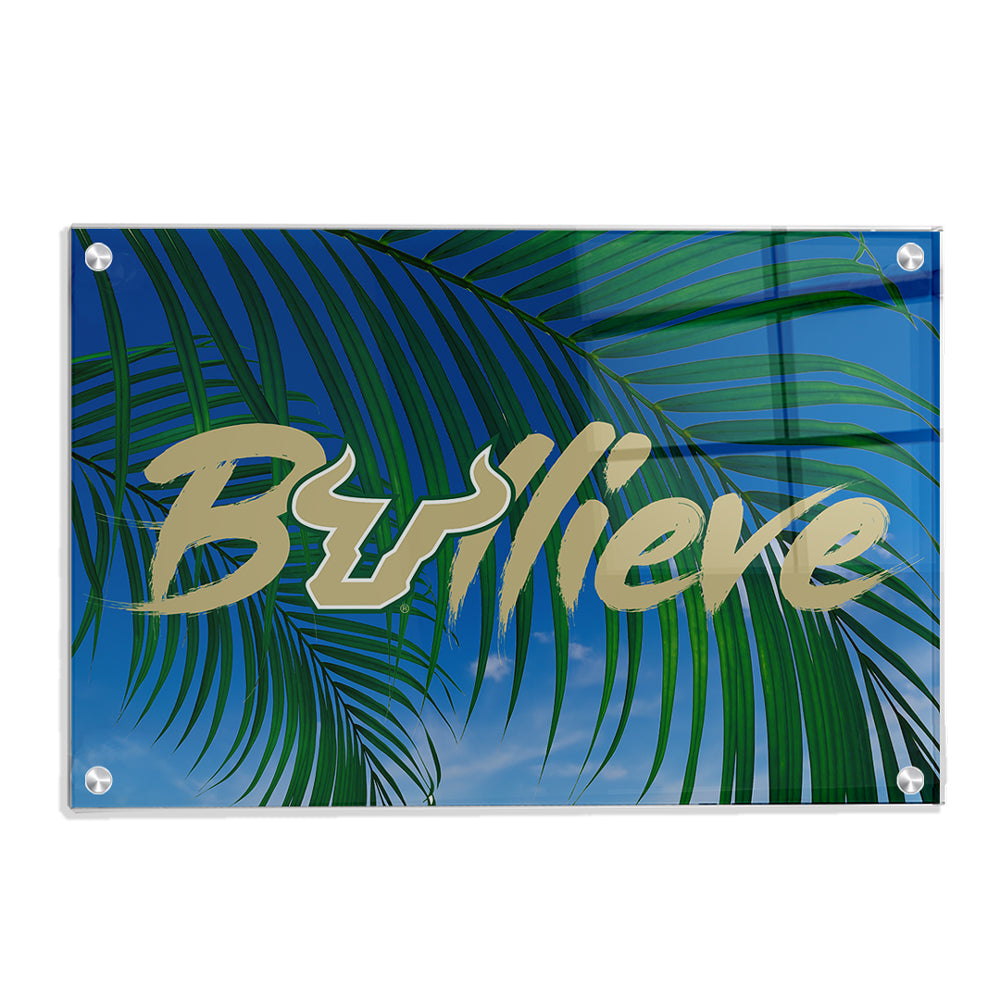 USF Bulls - Bullieve - College Wall Art #Canvas