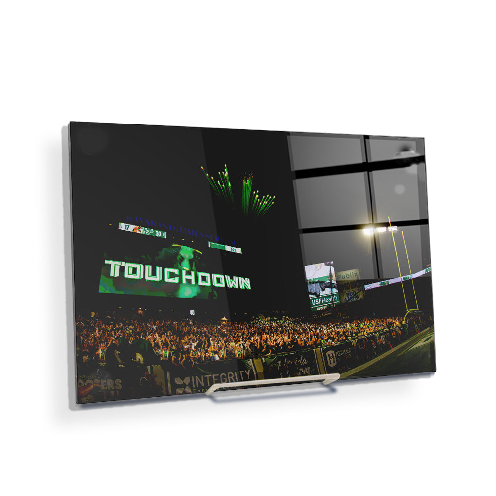 USF Bulls - Touchdown Bulls - College Wall Art #Canvas