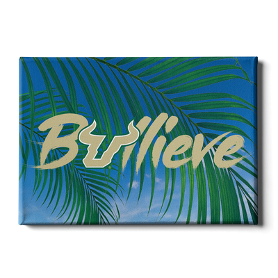 USF Bulls - Bullieve - College Wall Art #Canvas