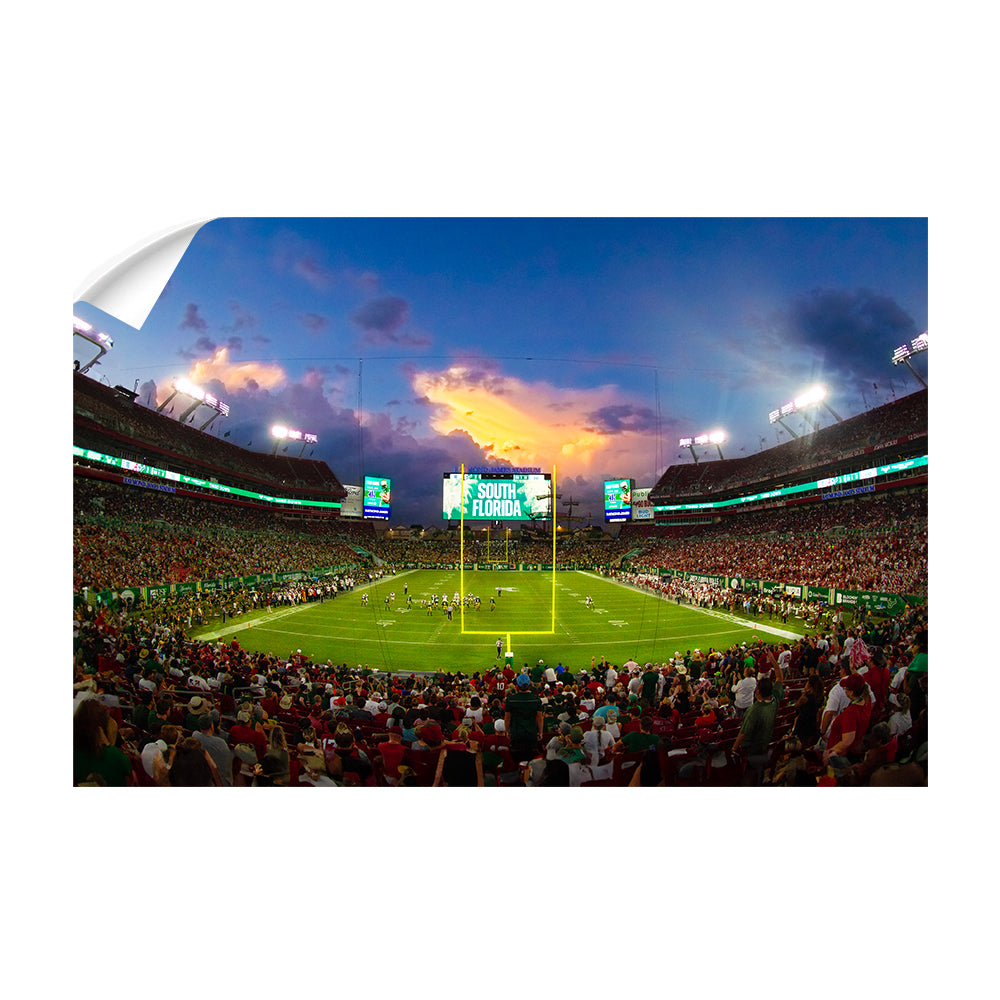USF Bulls - South Florida Full House - College Wall Art #Canvas