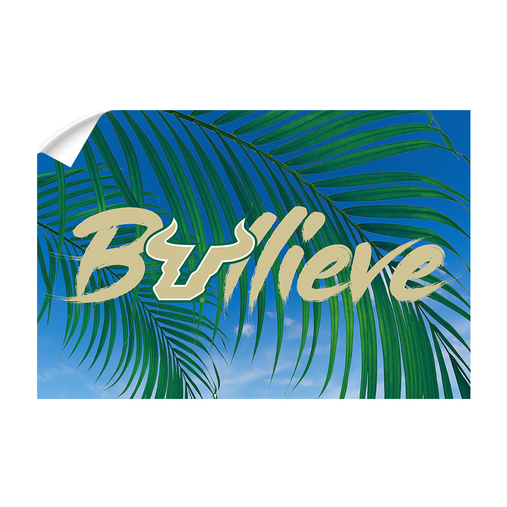USF Bulls - Bullieve - College Wall Art #Canvas