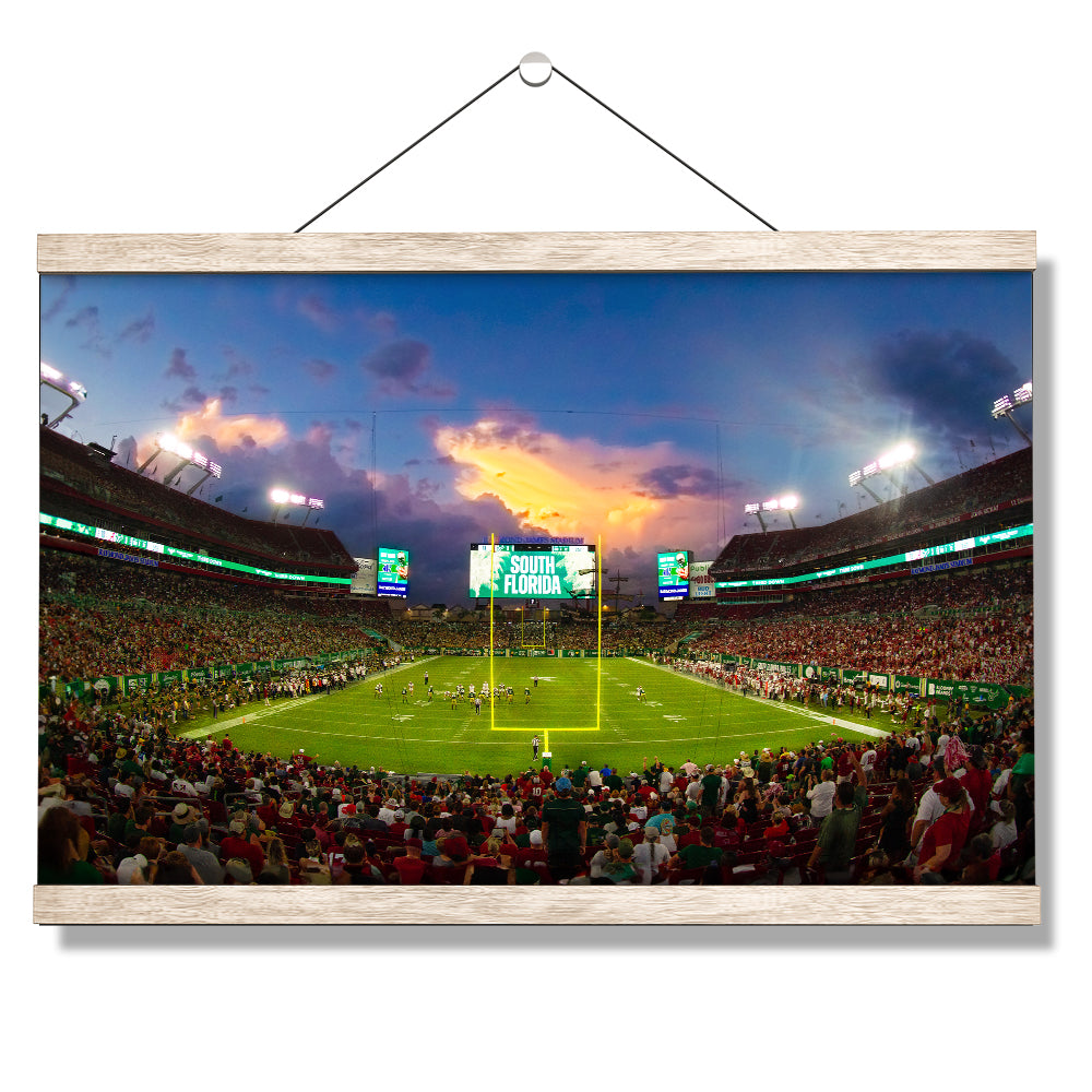 USF Bulls - South Florida Full House - College Wall Art #Canvas