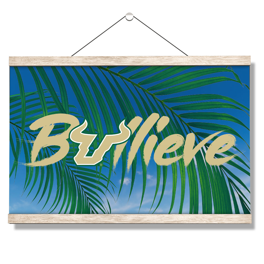 USF Bulls - Bullieve - College Wall Art #Canvas