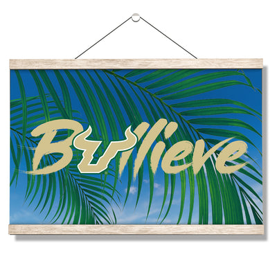 USF Bulls - Bullieve - College Wall Art #Hanging Canvas