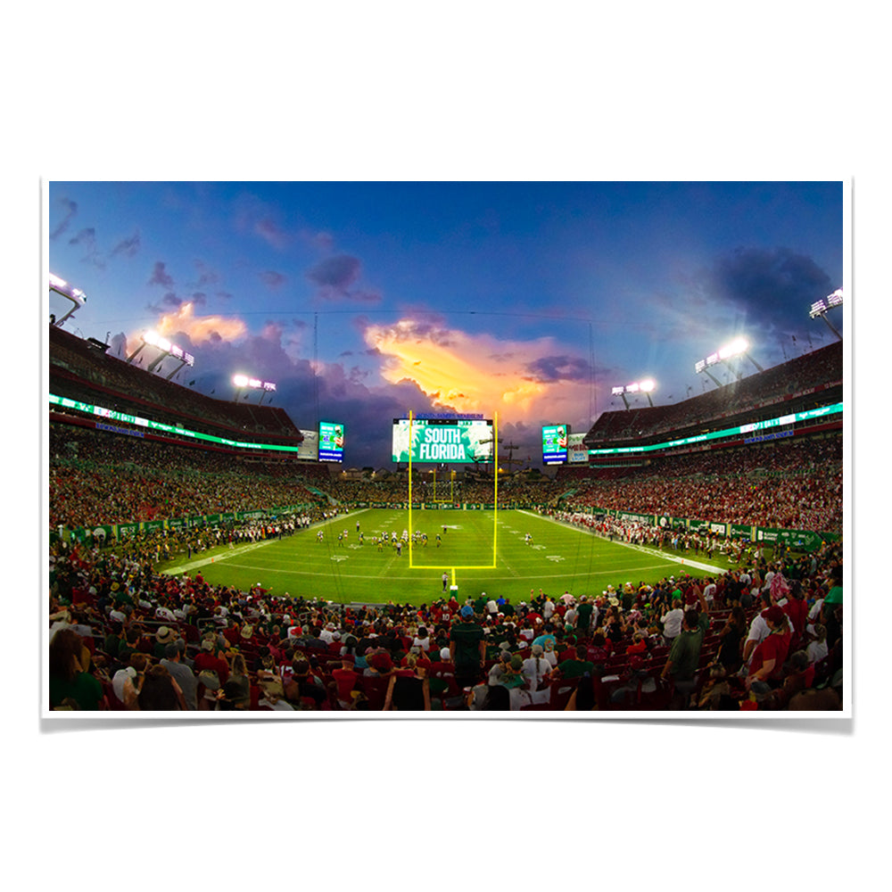 USF Bulls - South Florida Full House - College Wall Art #Canvas