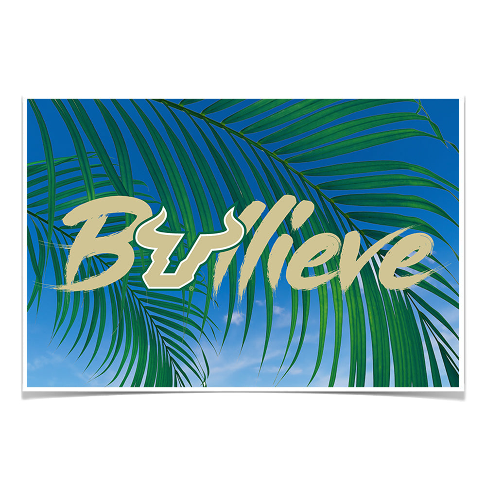 USF Bulls - Bullieve - College Wall Art #Canvas