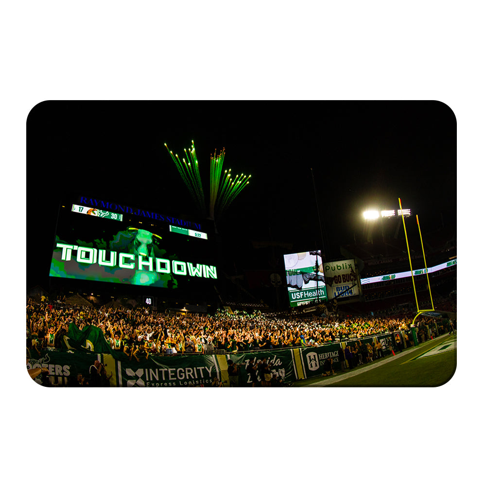 USF Bulls - Touchdown Bulls - College Wall Art #Canvas
