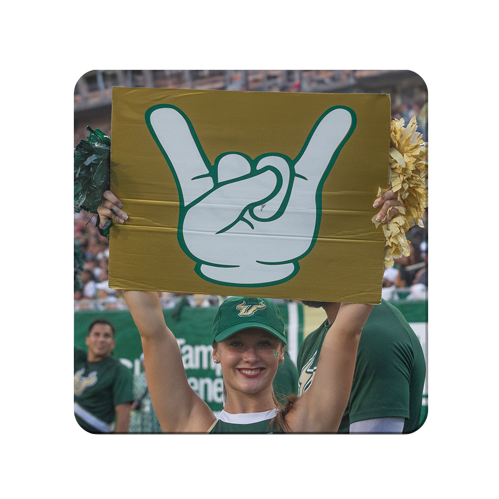 USF Bulls - Horns Up - College Wall Art #Canvas