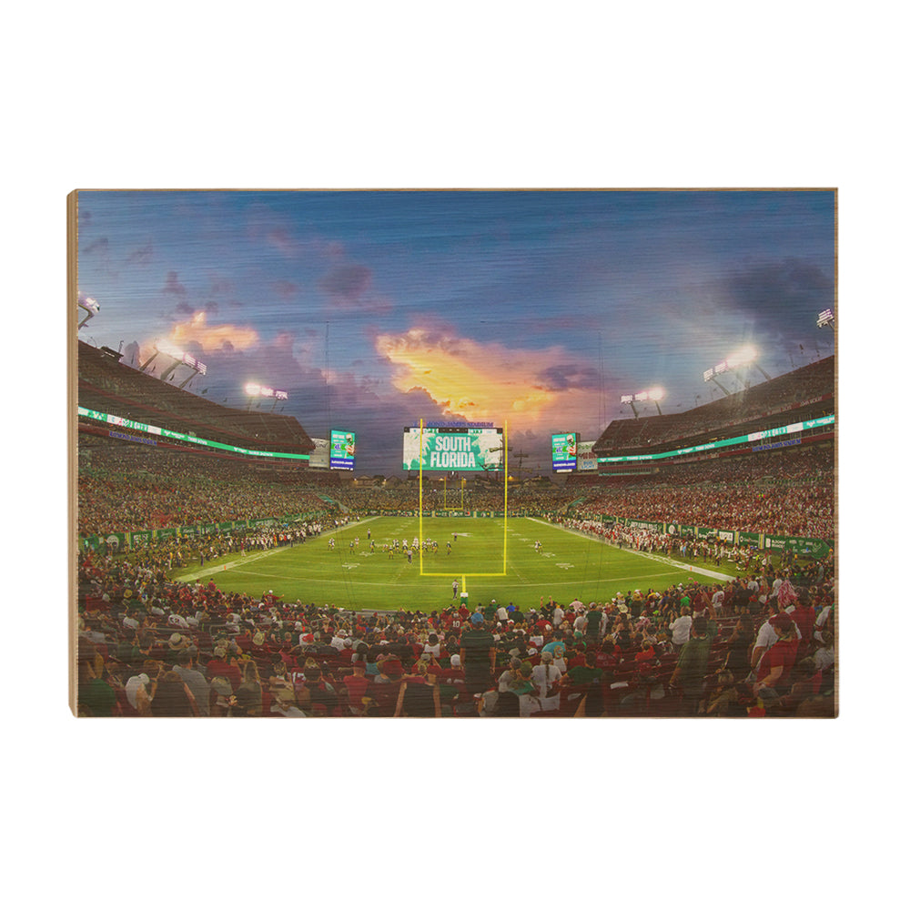 USF Bulls - South Florida Full House - College Wall Art #Canvas