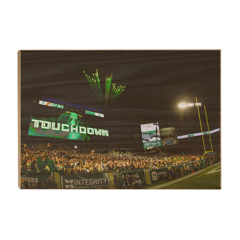 USF Bulls - Touchdown Bulls - College Wall Art #Canvas