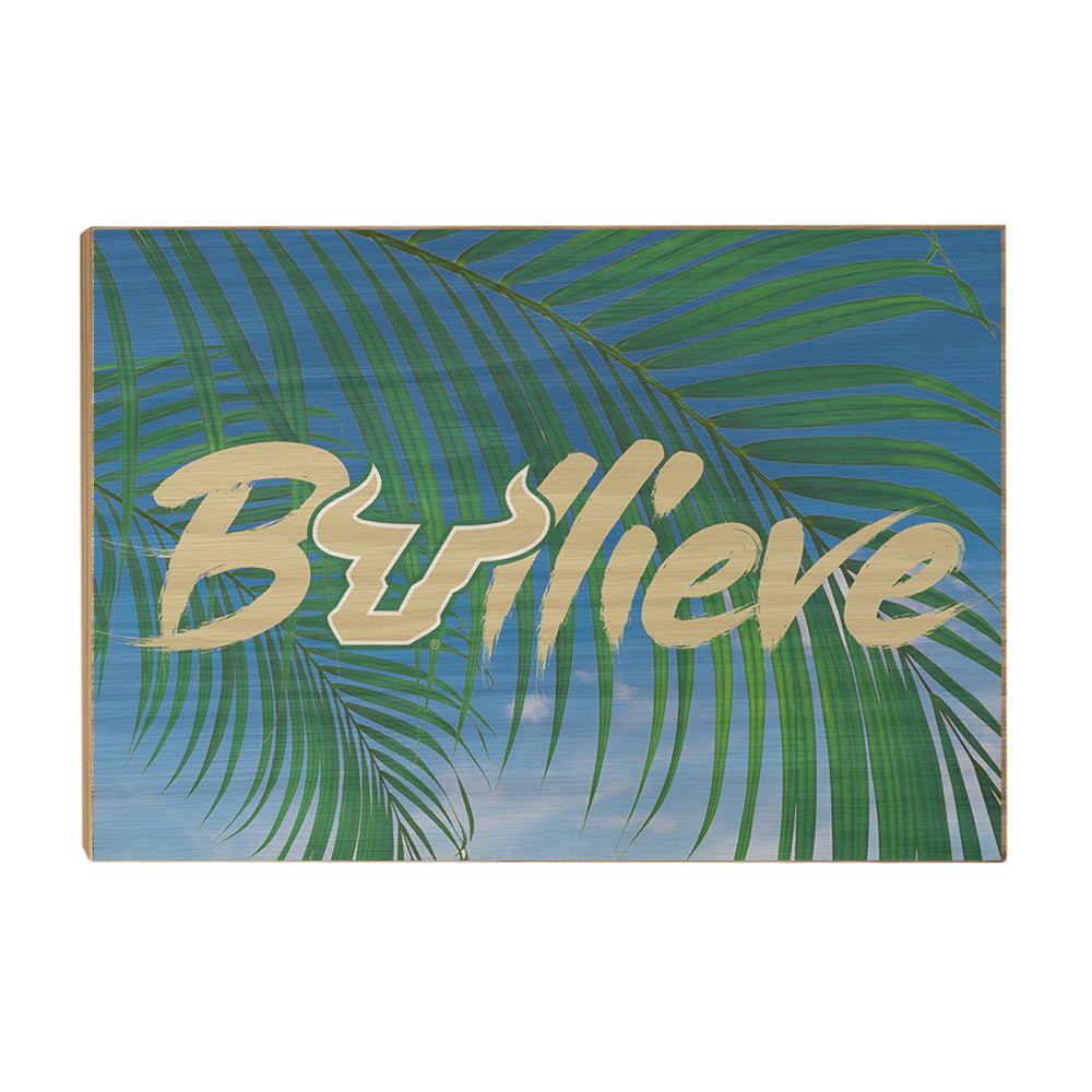 USF Bulls - Bullieve - College Wall Art #Canvas