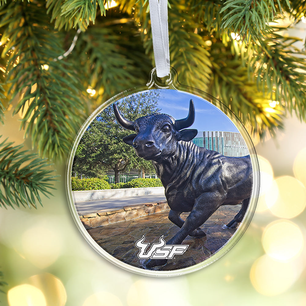 USF Bulls - Marshall Student Center Ornament & Bag Tag