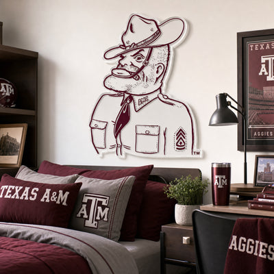 Texas A&M Aggies - Sesquicentennial Vintage Sarge - Single Layer Dimensional