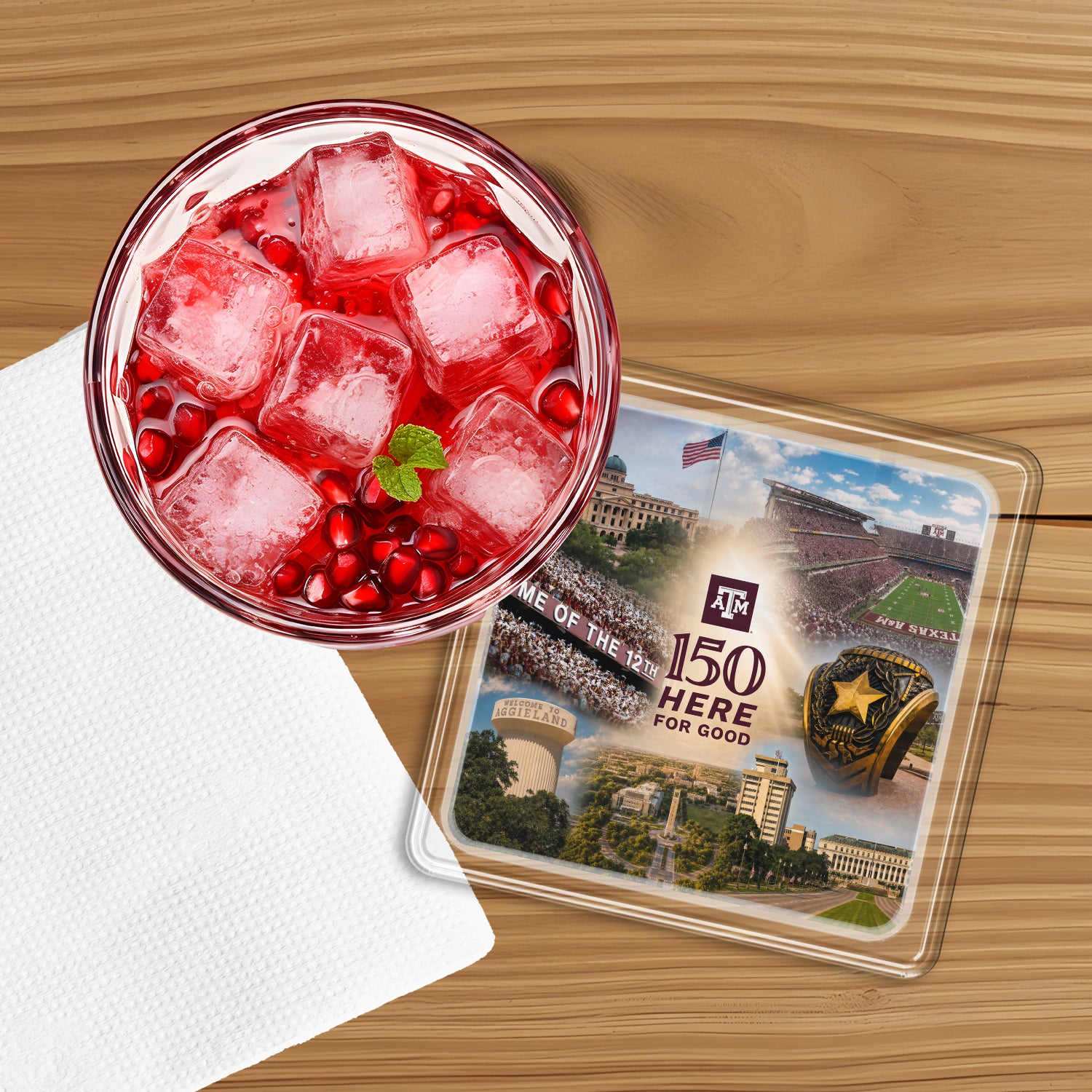 Texas A&M Aggies - Sesquicentennial 150 Here for Good - The Present - Coaster
