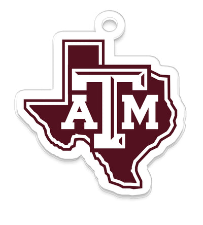 Texas A&M Aggies - Texas A&M State Dimensional Bag Tag & Ornament