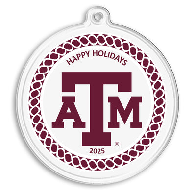 Texas A&M Aggies - Texas A&M Happy Holidays 2025 Ornament