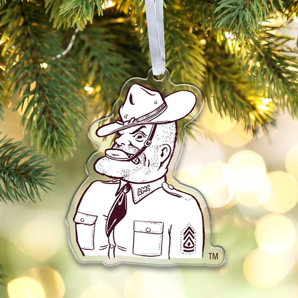 Texas A&M Aggies - Sesquicentennial Vintage Texas Sarge Ornament & Bag Tag