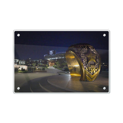 Texas A&M - The Ring - College Wall Art #Acrylic Mini
