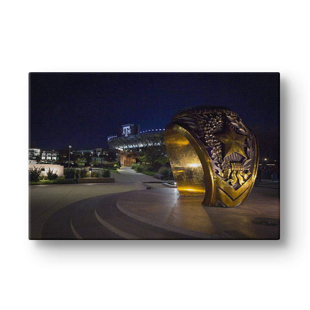Texas A&M - The Ring - College Wall Art #Canvas