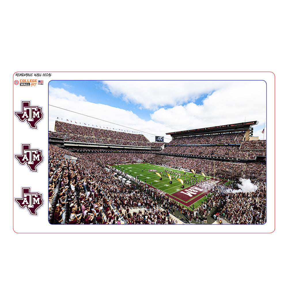 Texas A&M - Enter Texas A&M Aggies - College Wall Art #Canvas 