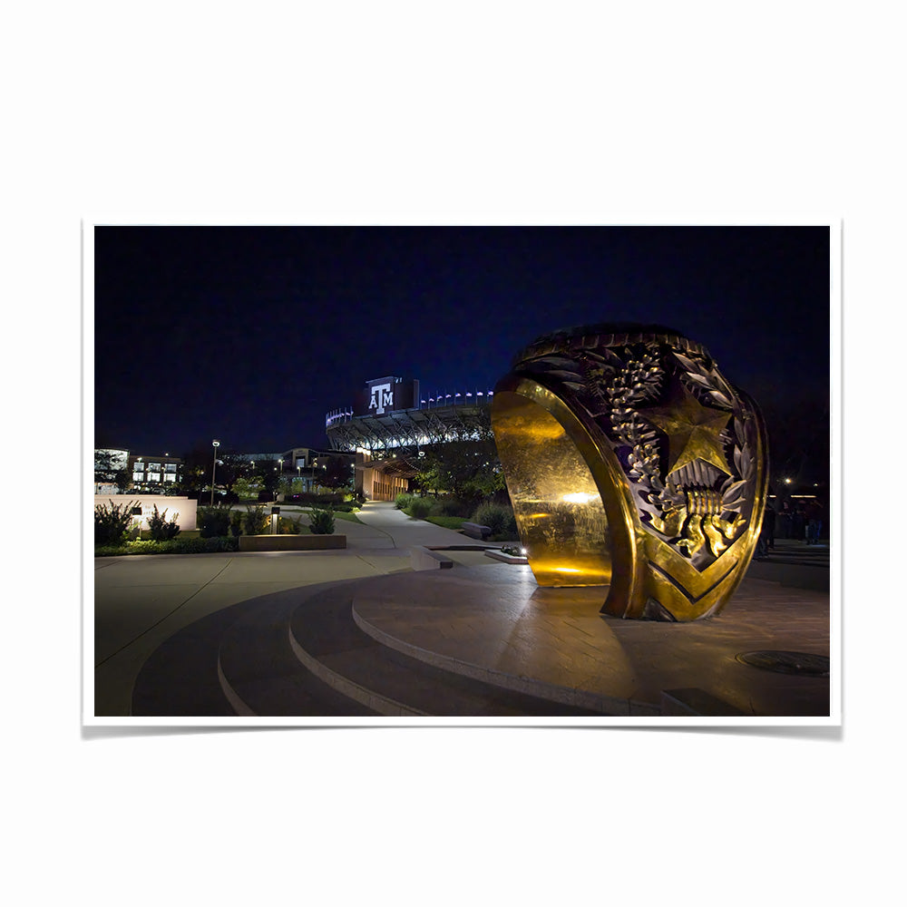 Texas A&M - The Ring - College Wall Art #Canvas