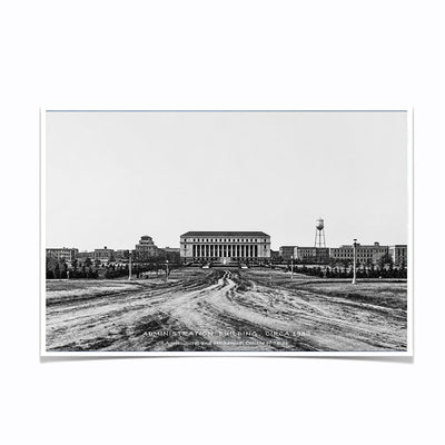Texas A&M Aggies - Sesquicentennial Vintage Jack K. Williams Administration Building and New Main