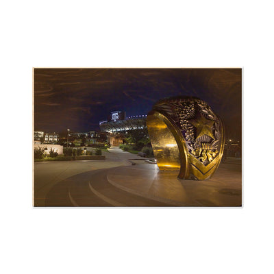 Texas A&M - The Ring - College Wall Art #Wood