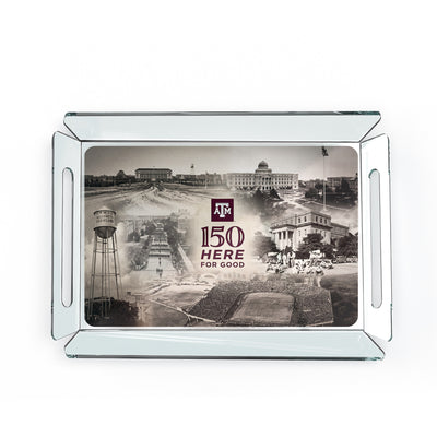 Texas A&M Aggies - Sesquicentennial 150 Here for Good - The Past - Decorative Tray