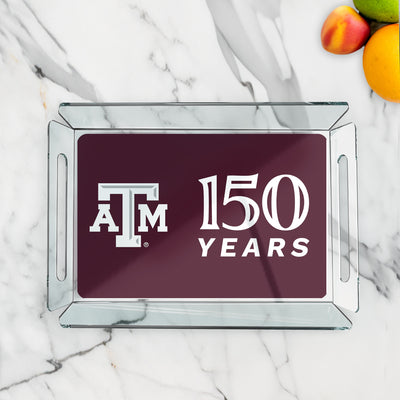 Texas A&M Aggies - Texas A&M Sesquicentennial 150 Years - Decorative Tray