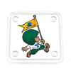 Tulane Green Wave - Vintage Tulane Football Logo Drink Coaster