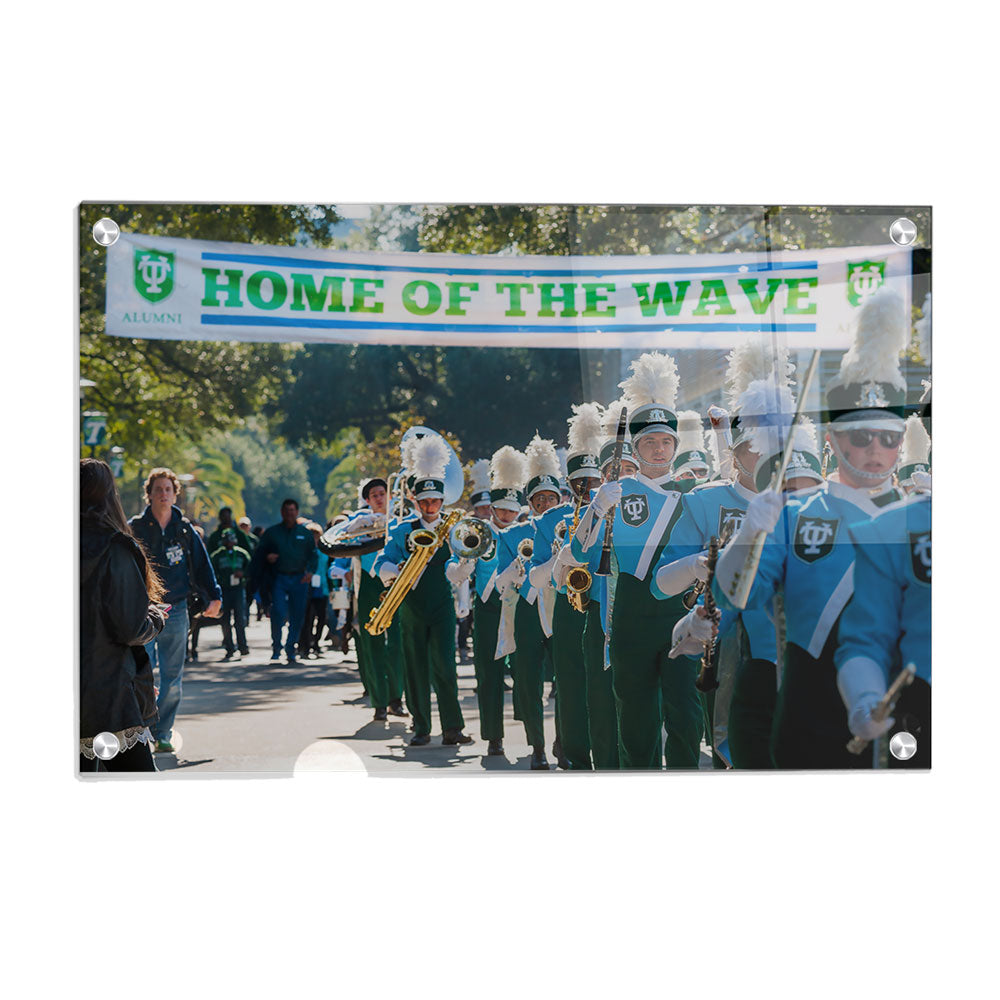 Tulane  Green Wave - Home of the Wave - College Wall Art #Canvas