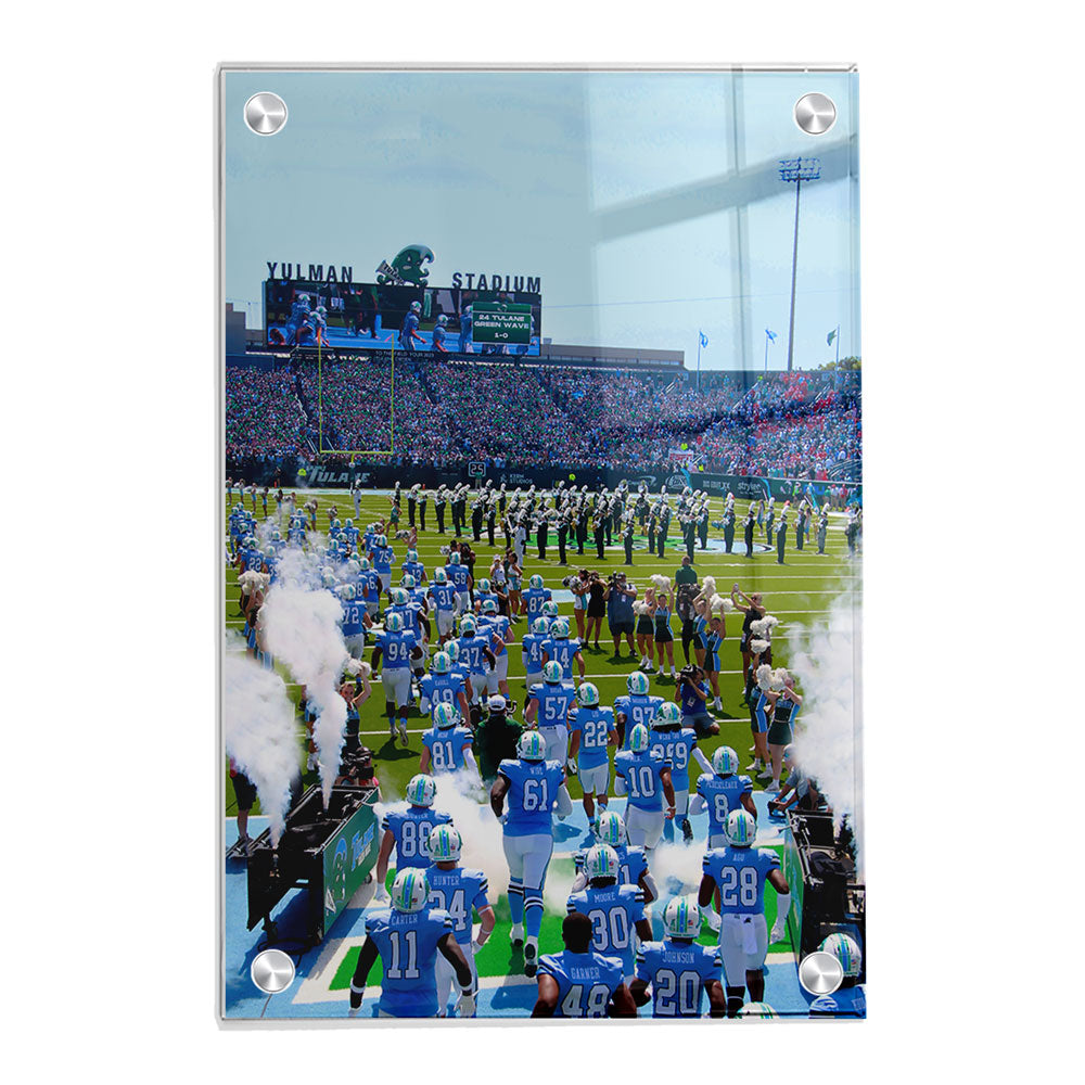 Tulane Green Wave - Enter Tulane Football - College Wall Art #Canvas