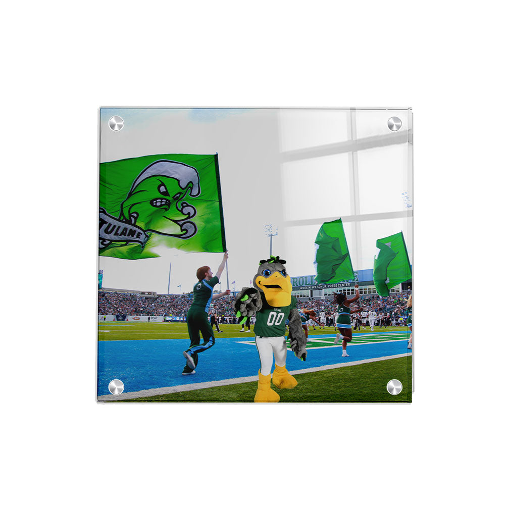 Tulane Green Way - Riptide - College Wall Art #Canvas 