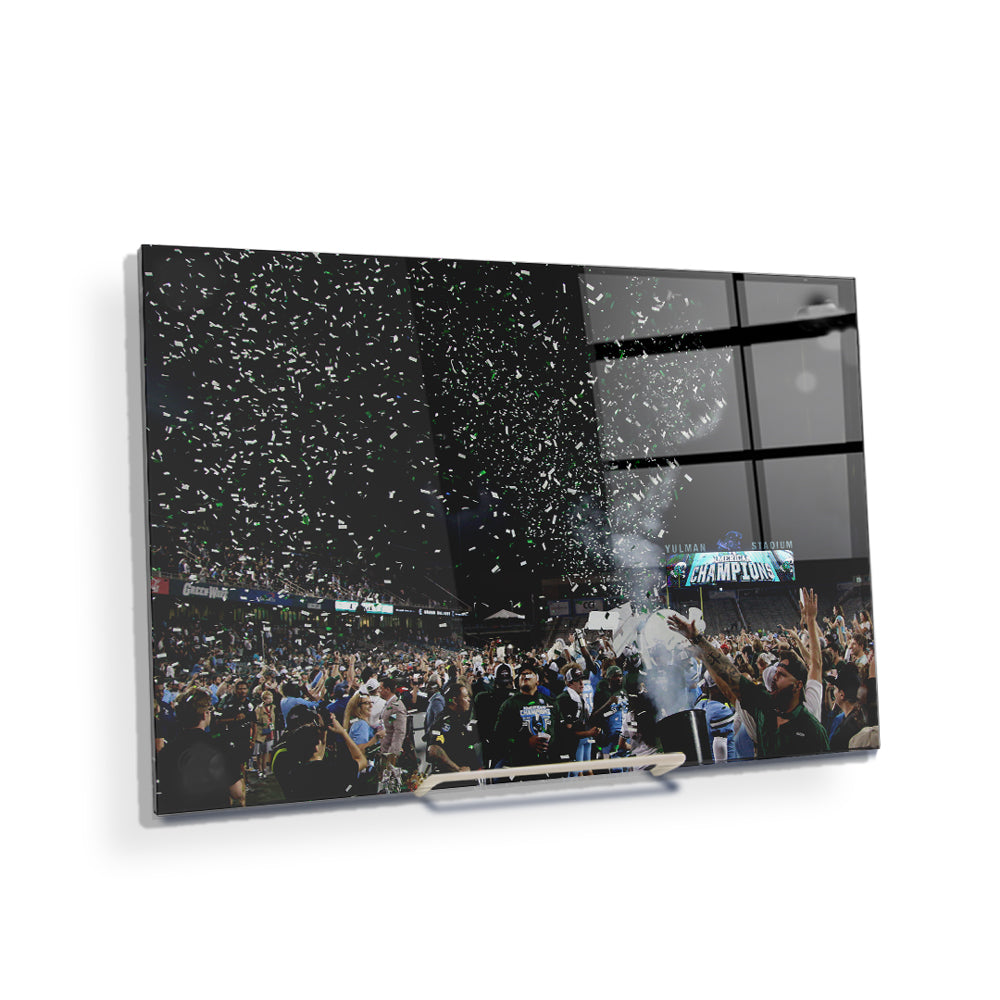 Tulane  Green Wave - American Athletic Conference Champions - College Wall Art #Canvas