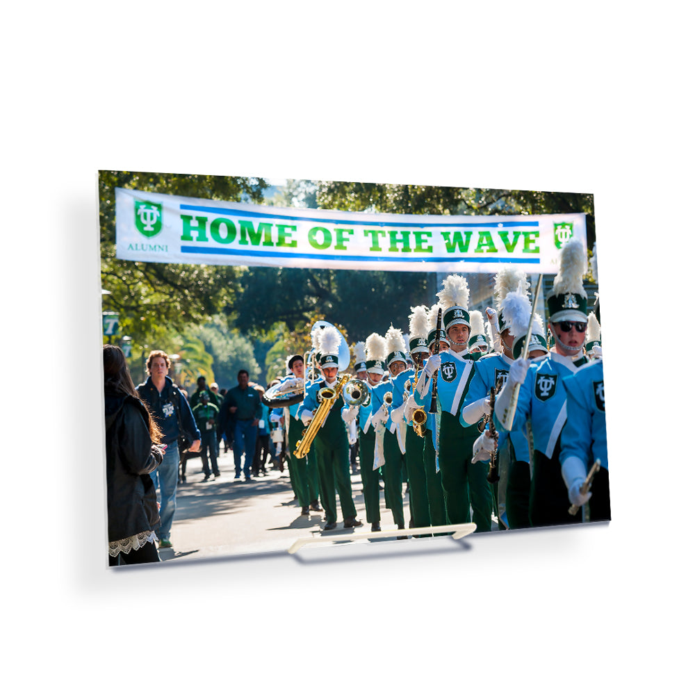 Tulane  Green Wave - Home of the Wave - College Wall Art #Canvas