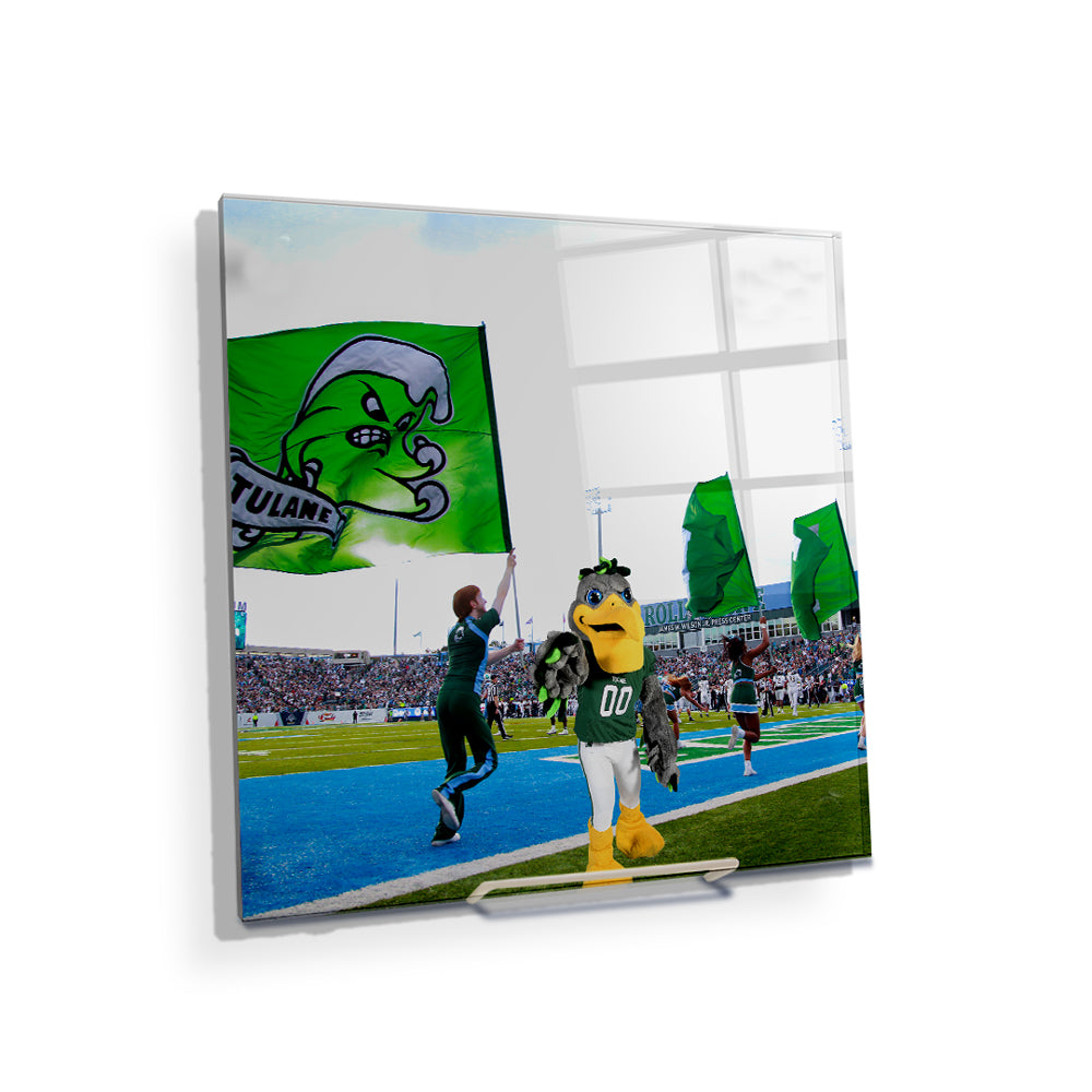 Tulane Green Way - Riptide - College Wall Art #Canvas 