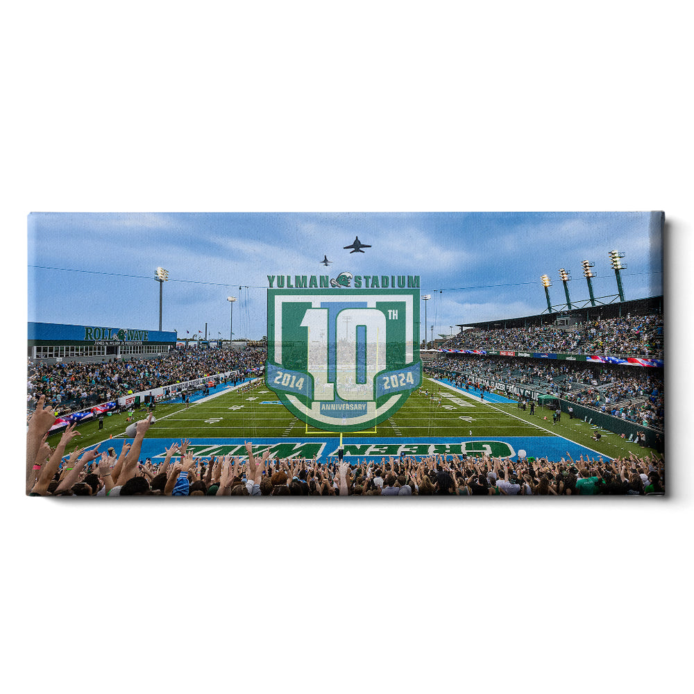 Tennessee Volunteers - Yulman Stadium 10 Year Anniversary Panoramic - College Wall Art #Canvas