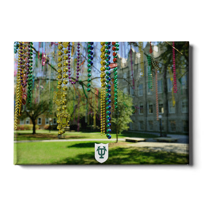 Tulane  Green Wave - Tulane Beads - College Wall Art #Canvas