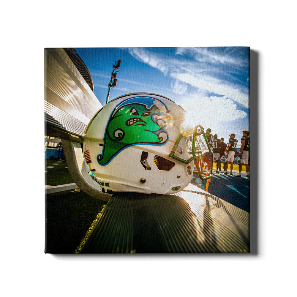 Tulane Green Way - Tulane Green Wave Helmet Tulane Green Way - Tulane Green Wave Helmet
