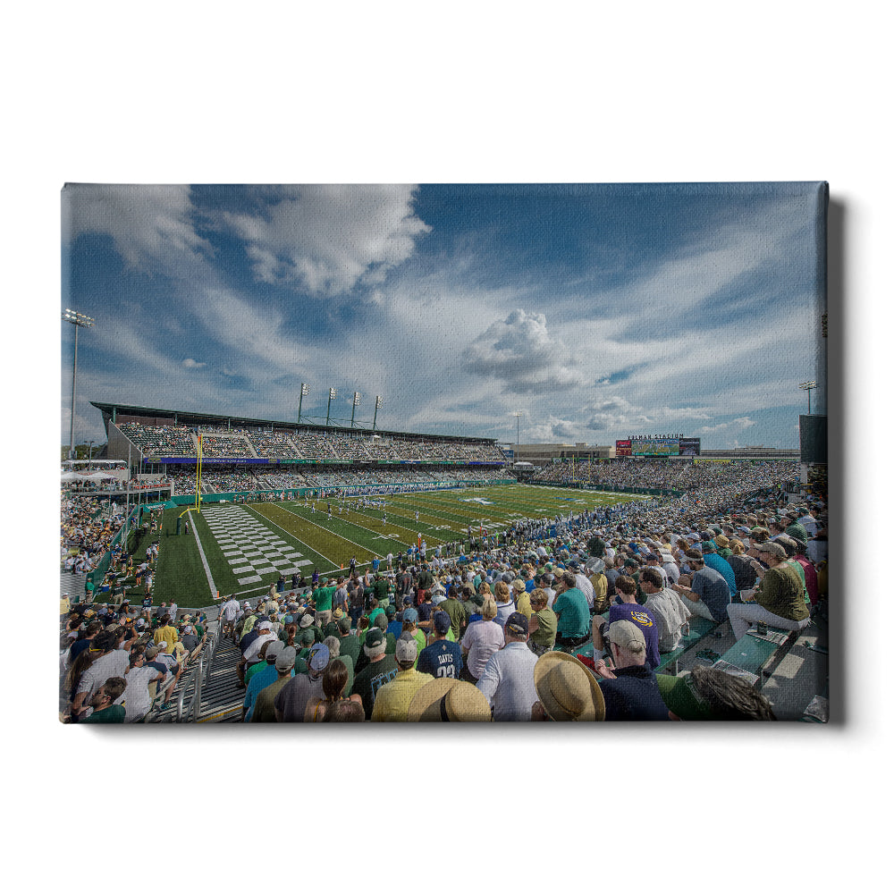 Tulane  Green Wave - Early Yulman - College Wall Art #Canvas